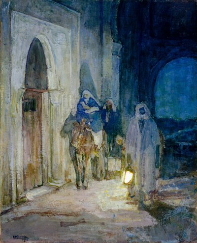 エジプトへの逃避 作： Henry Ossawa Tanner