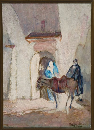 エルサレムからのフライト 作： Henry Ossawa Tanner