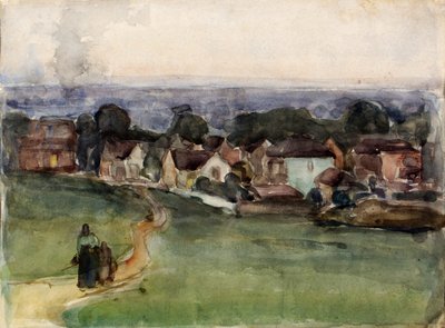 カンザスシティ、カンザス州、n.d. 作： Henry Ossawa Tanner