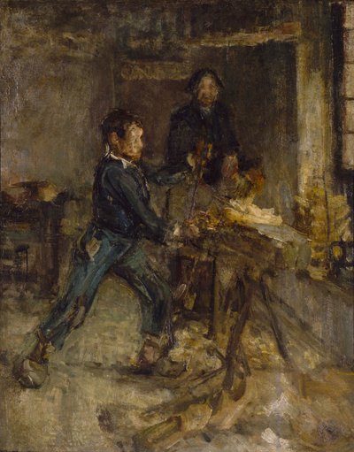 若きサボタージュ製作者のための研究 作： Henry Ossawa Tanner