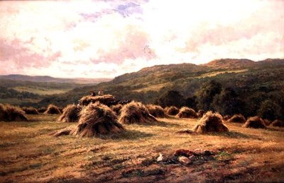 Harvest Time（油彩・キャンバス） 作： Henry Parker