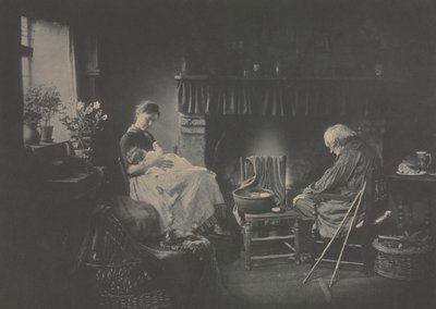 夜明けと日没 作： Henry Peach Robinson