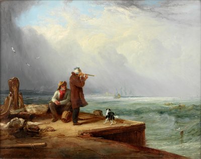 ルックアウト、シールズハーバー、1831 作： Henry Perlee Parker