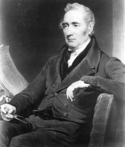 チャールズターナーによって刻まれたジョージスティーブンソン、1838年（メゾティント） 作： Henry Perronet Briggs