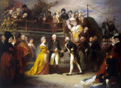 ジョージ3世（1738-1820）の訪問 作： Henry Perronet Briggs