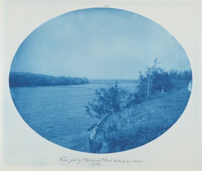 ロビンソン・ロックの足元から上流を望む（1891年）（写真 作： Henry Peter Bosse