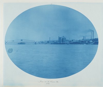 1891年、ウィスコンシン州ラクロスの堤防（写真） 作： Henry Peter Bosse
