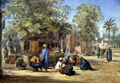 エジプトの村 作： Henry Pilleau
