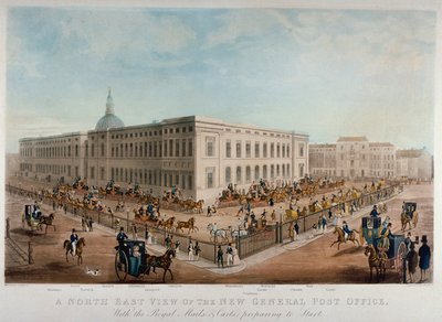 一般郵便局、ロンドン市、1830 作： Henry Pyall