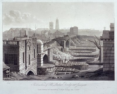 ロンドン橋の古い、ロンドン、1832 作： Henry Pyall