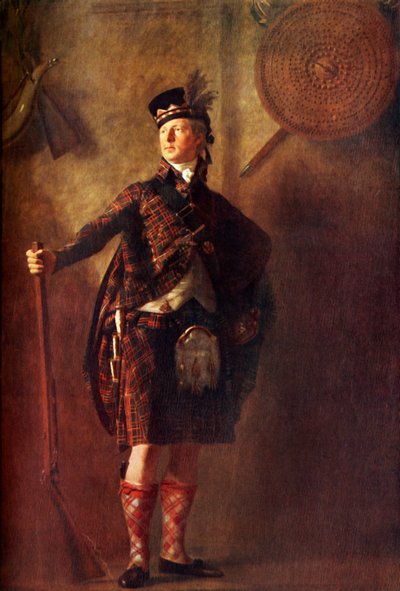 「グレンガリーのアラステア・マクドネル大佐」、1812年、1924年。 作： Henry Raeburn