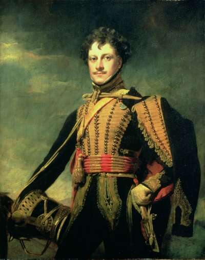 ハッサーの制服を着たジョンジェームズフレイザー少佐 作： Henry Raeburn