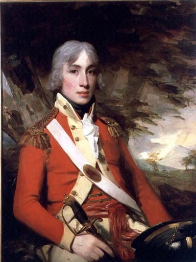 若き日のアレキサンダー・マレー・マクレガー少将 作： Henry Raeburn