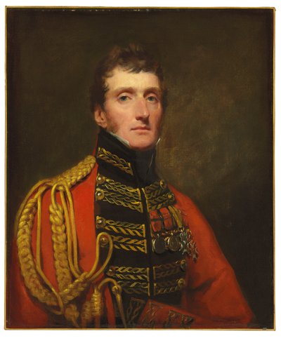制服を着たウィリアムスチュアート中尉の肖像 作： Henry Raeburn