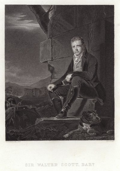 ウォルター・スコット卿の肖像 作： Henry Raeburn