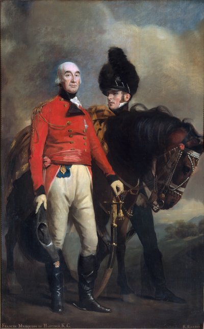 サーフランシスロードンヘイスティングス、モイラ2代伯爵、1813年頃 作： Henry Raeburn