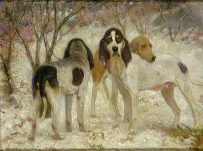 Vrelay-Old English Stag Hounds 作： Henry Rankin Poore