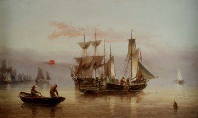 ハンバー川の静けさ 作： Henry Redmore