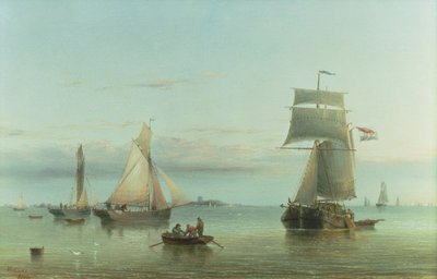 1864年のハンバーの静けさ 作： Henry Redmore