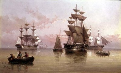 夕方の発送風景 作： Henry Redmore