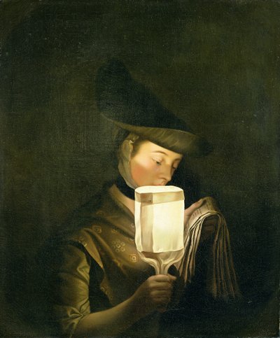 バラード歌手、1764年頃（キャンバスに油彩） 作： Henry Robert Morland