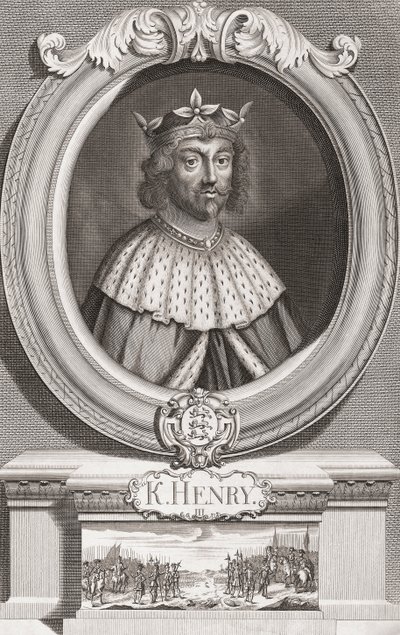イングランド王ヘンリー3世肖像画 作： Henry Roberts