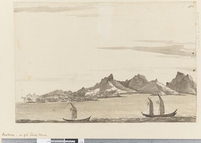 Page 22ソサエティ諸島の1つであるフアハイネ、1768-75（wc） 作： Henry Roberts