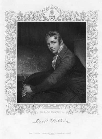 デイビッド・ウィルキー卿1785-1841、スコットランドの画家、19世紀。 作： Henry Robinson