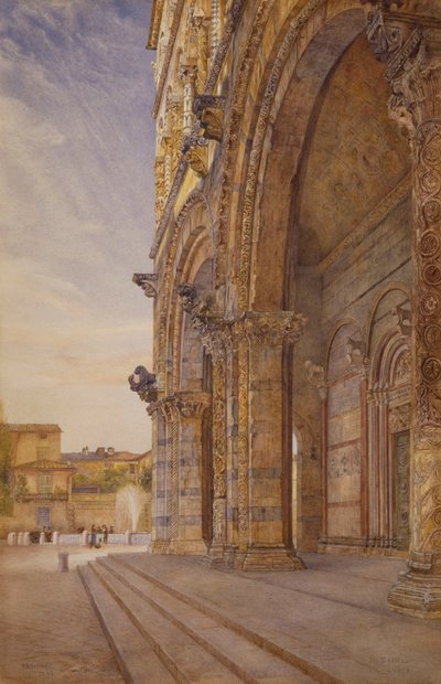 サンマルティーノ、ルッカ、1887 作： Henry Roderick Newman