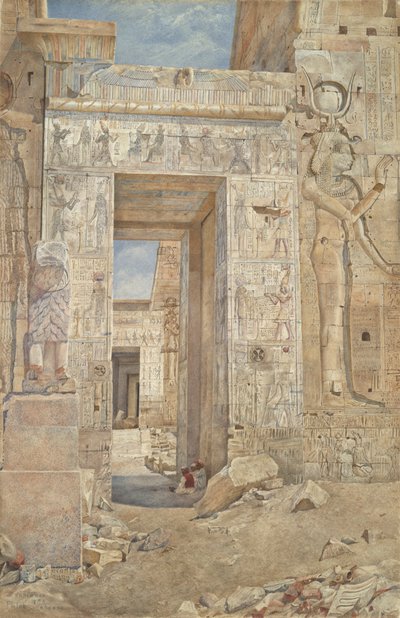 フィラエ島の神殿 作： Henry Roderick Newman