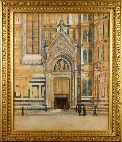A porta sul do Duomo, Florença, Itália 作： Henry Roderick Newman