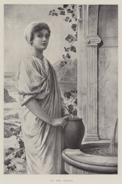 春に 作： Henry Ryland