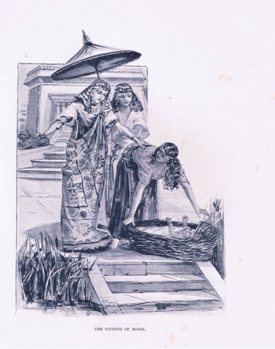 モーセの発見 作： Henry Ryland