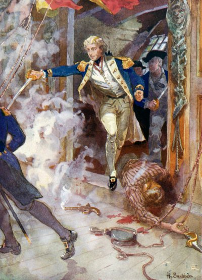 セントビンセントの戦い 作： Henry Sandham