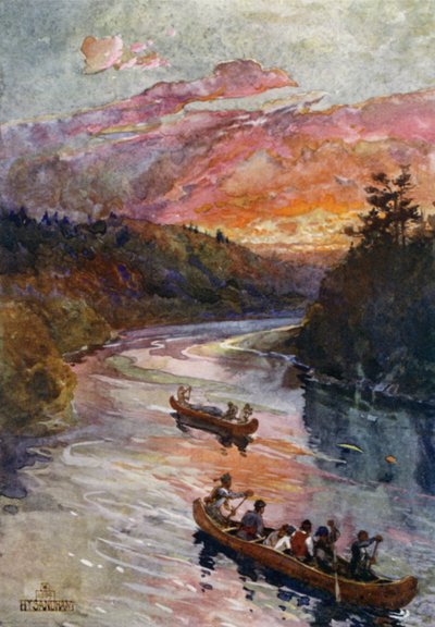 真水での航海 作： Henry Sandham