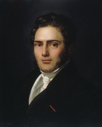 Saint-Amand Bazard 1791-1832、1821の肖像。 作： Henry Scheffer