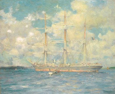 ファルマス湾のフレンチバーク、1902年 作： Henry Scott Tuke