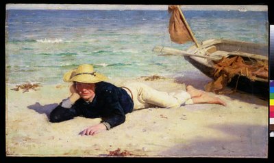 暑い夏の日 作： Henry Scott Tuke