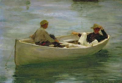 ローイングボートで 作： Henry Scott Tuke