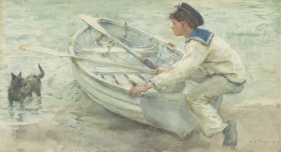 発売準備中、1903 作： Henry Scott Tuke