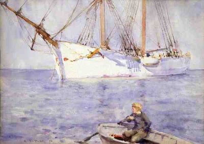 サンセット効果 作： Henry Scott Tuke