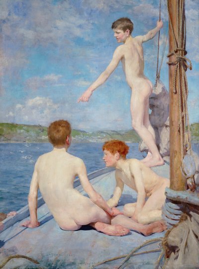 大水浴図 作： Henry Scott Tuke