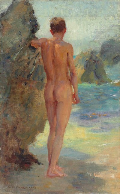 1912年の海水浴客 作： Henry Scott Tuke