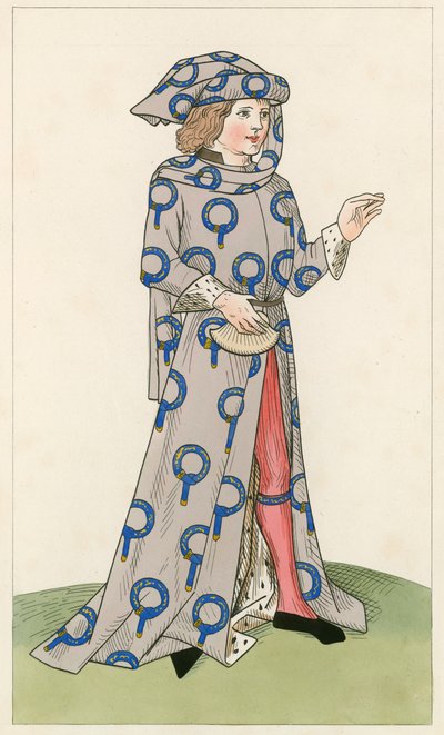 ガーターの騎士、c 1470、 作： Henry Shaw