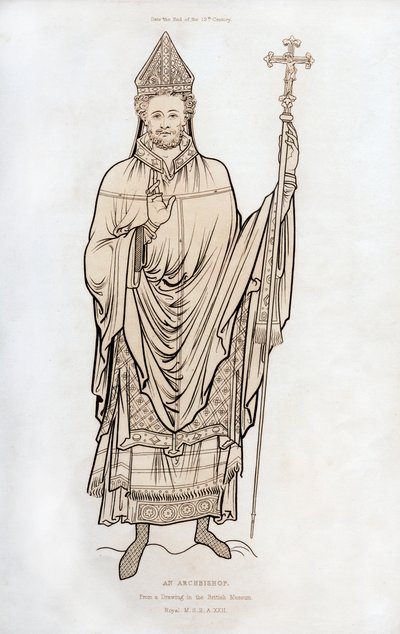大司教、12世紀後半、1843年。 作： Henry Shaw