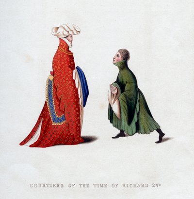 コートドレス、14世紀、1843年。 作： Henry Shaw