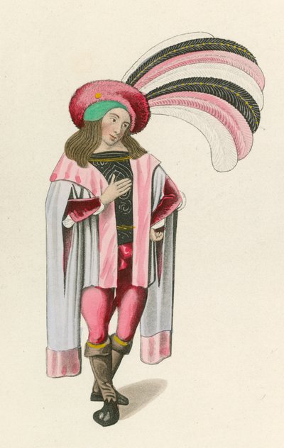 図1ローズのロマンス、c 1480、大英博物館、Har MS 4425 作： Henry Shaw