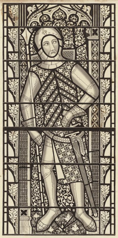 1340年頃、テュークスベリー修道院教会出身のクレア伯ギルバートデクレア 作： Henry Shaw