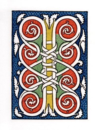 頭文字I、1476年、1843年 作： Henry Shaw
