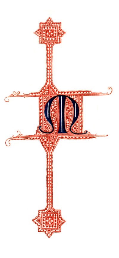 頭文字M、1843年。 作： Henry Shaw